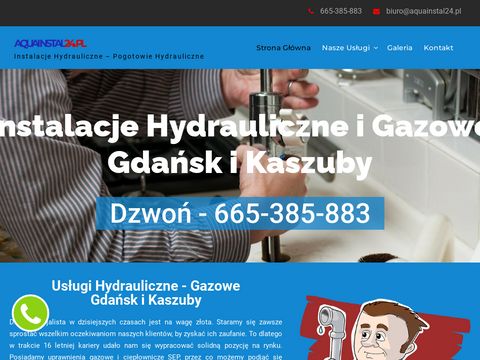 Aquainstal24.pl hydraulik Gdynia