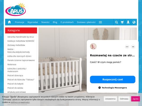 Arus.pl pościel do łóżeczka dziecięcego