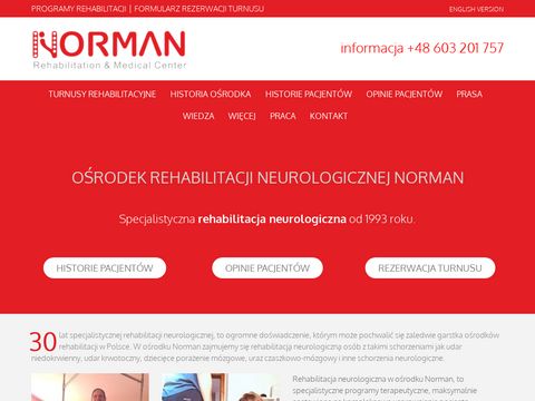 Normanrehabilitation.com specjalistyczny ośrodek