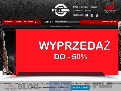 Live-strong.pl sklep MMA odzież i akcesoria