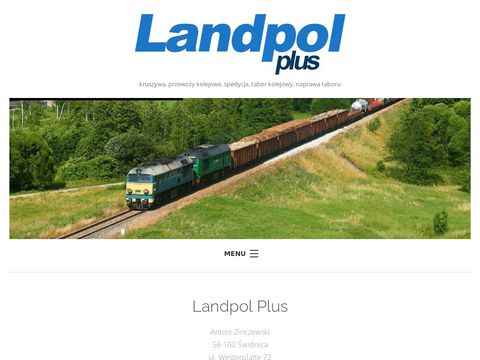 Landpol tłuczeń kolejowy transport
