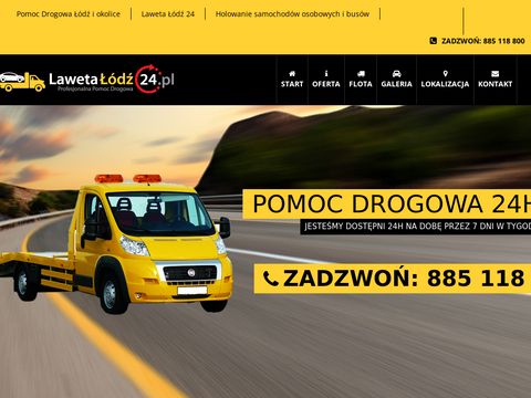 Lawetalodz24.pl - pomoc drogowa
