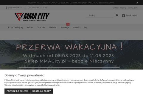 Mmacity.pl sprzęt i do MMA