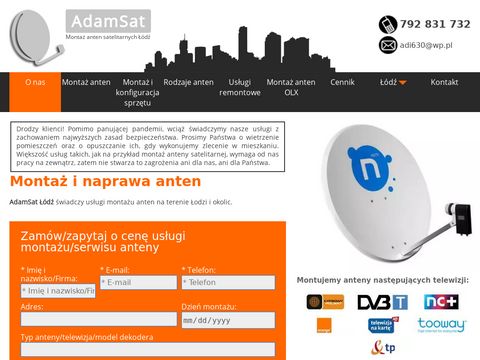 Montaz-anten-lodz.pl - AdamSat