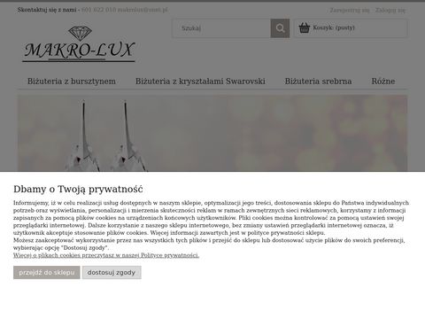 Makrolux.pl biżuteria kryształy Swarovski