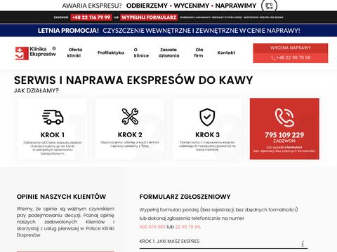 Klinikaekspresow.pl naprawa
