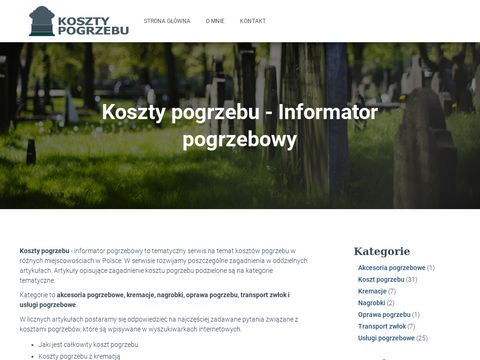 Kosztypogrzebu.pl informator