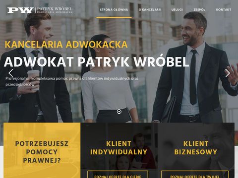 Kancelariawrobel.pl adwokat Patryk Wróbel