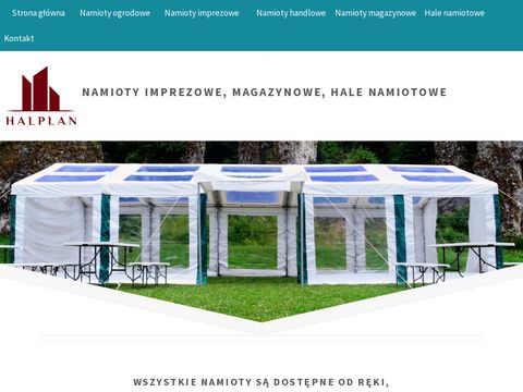 Halplan.pl namioty imprezowe bankietowe