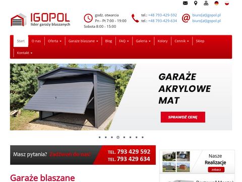 Igopol.pl blaszaki