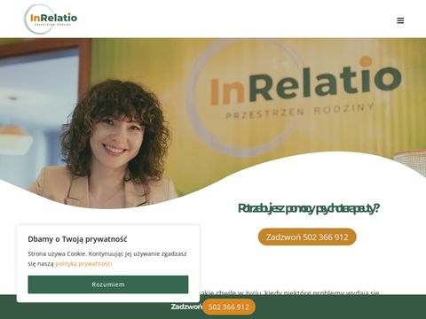 Inrelatiorodzina.pl psychoterapeuta