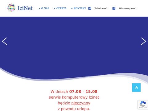 Izinet.eu - serwis komputeowy Warszawa