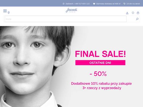 Jacadi.pl sklep z odzieżą dziecięcą z Francji