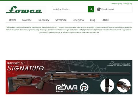 Lowca.pl broń sportowa