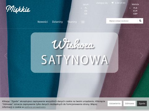 Miekkie.com - sklep z tkaninami