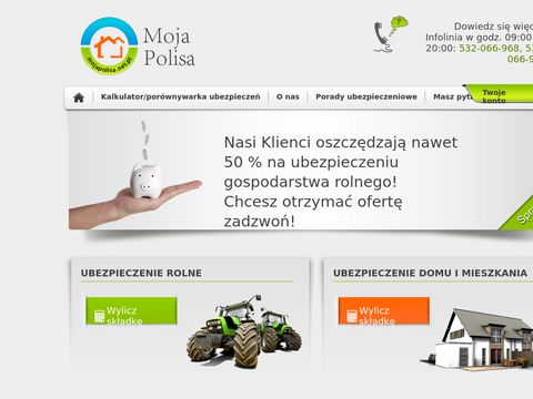 Mojapolisa.net.pl porównywarka ubezpieczeń