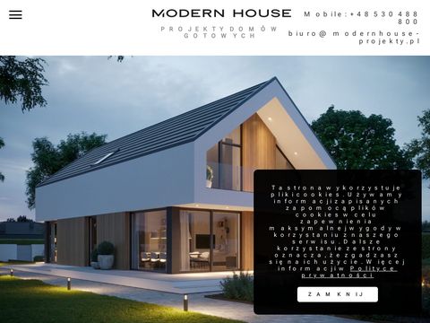 MODERN HOUSE - projekty domów parterowych