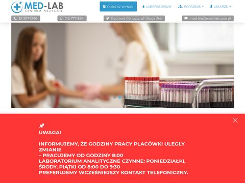 Med-lab.com.pl centrum medyczne