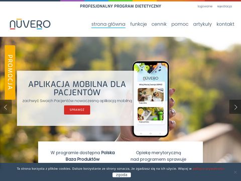 Nuvero.pl - aplikacje dla dietetyków