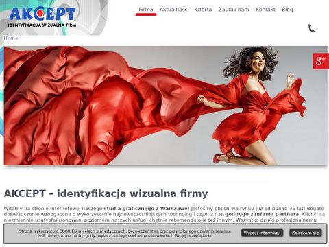 Akcept.com.pl szyldy Warszawa