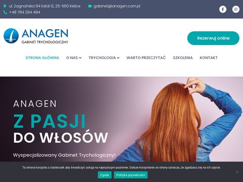 Anagen.com.pl leczenie wypadania włosów