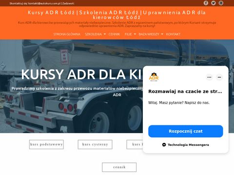 Autokurs.com.pl uprawnienia adr Łódź