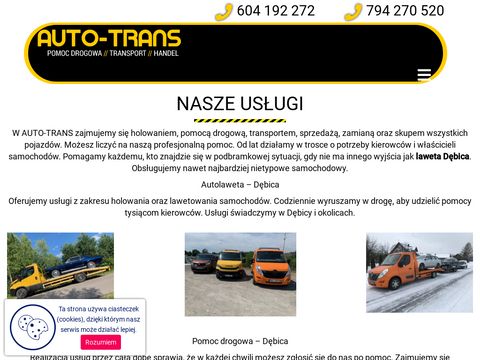 Autotrans-debica.pl - laweta Ropczyce