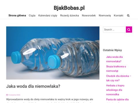 Bjakbobas.pl - strona poświęcona rozwojowi dziecka