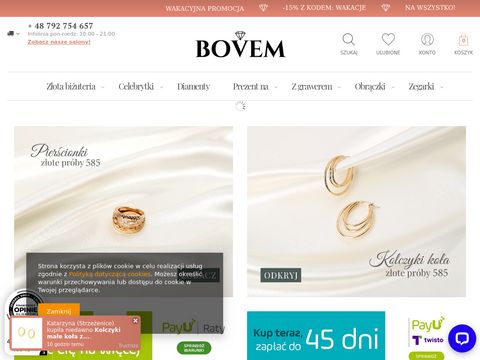 Bovem.com.pl zegarki ze złota
