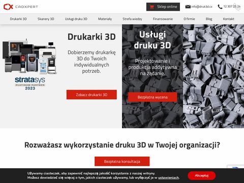 Cadxpert.pl przemysłowe drukarki 3D