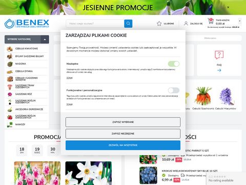 Cebule-kwiatowe.pl Benex sklep