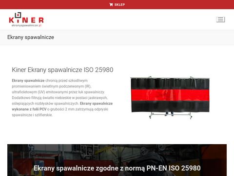 Ekranyspawalnicze.pl ochrona przed IR i UV