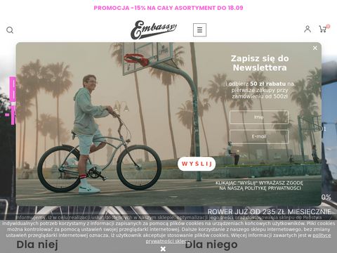 Embassybikes.com - rowery cruiser męskie