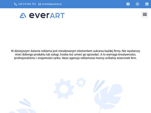 Everart.pl - grafika druk reklama strony www