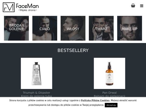 Faceman.pl produkty dla mężczyzn