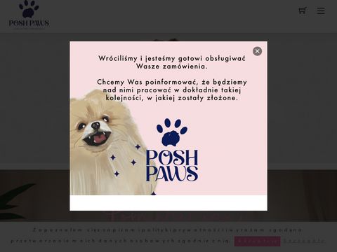 Poshpaws.pl - produkty dla Pomeranianów