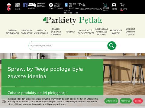 Parkietypetlak.pl - podłogi i parkiety