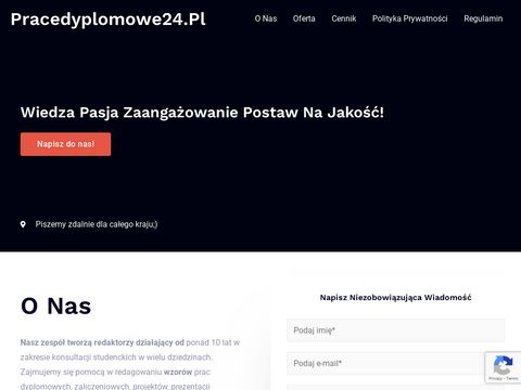 Pracedyplomowe24.pl - redukcja plagiatu