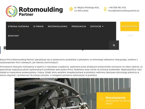 Rotomoulding-partner.pl odlewy rotacyjne