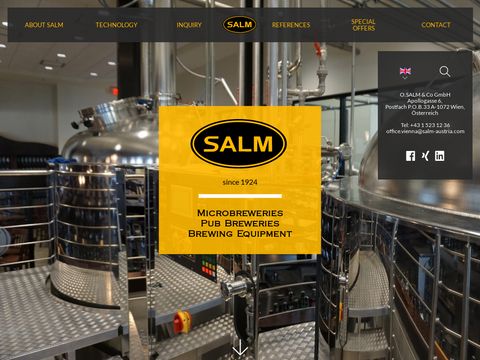 Salm-austria.com minibrowar produkcja piwa