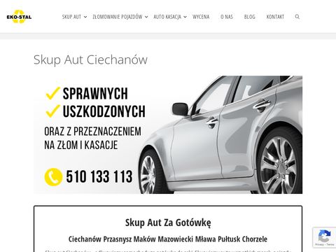 Eko-Stal - skup aut Ciechanów