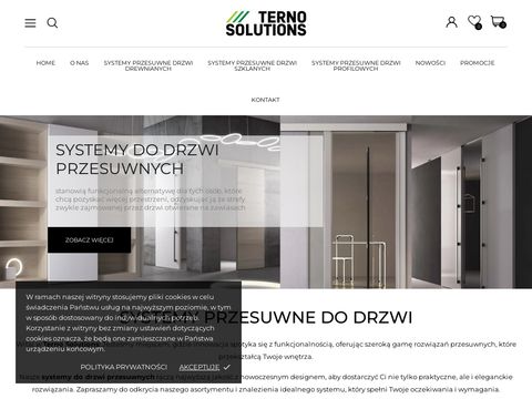 Ternosolutions.pl - systemy przesuwne drzwi