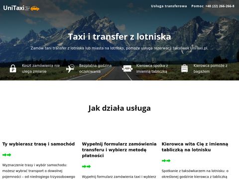 Unitaxi.pl - taksówka z lotniska