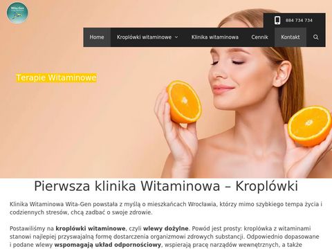 Witagen-kroplowki.pl witaminowe Wrocław