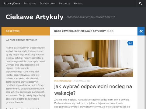 Ciekawyartykul.pl - codziennie nowy