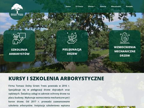 Greentrees.pl - szkolenie arborystyczne