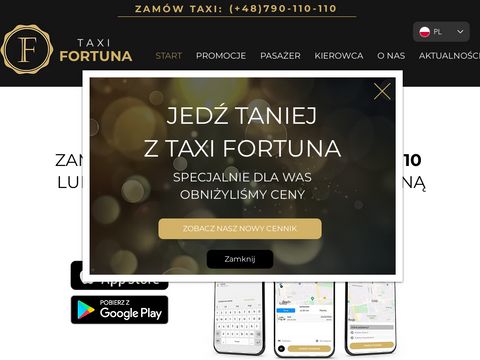 Fortunataxi.pl - tanie taxi w Łodzi