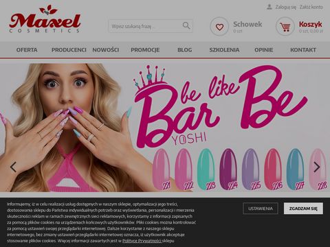 Maxel-cosmetics.pl - hurtownia kosmetyczna