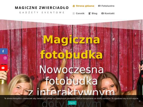 Magiczne-zwierciadlo.pl fotobudka Warszawa