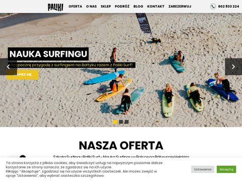 Palikisurf.pl surfing nauka